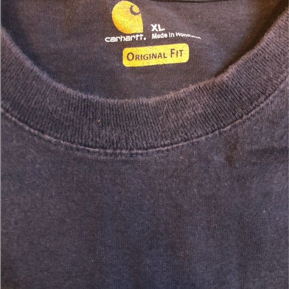 Dark Blue Carhartt Short Sleeved Shirt - Picture 3 of 3